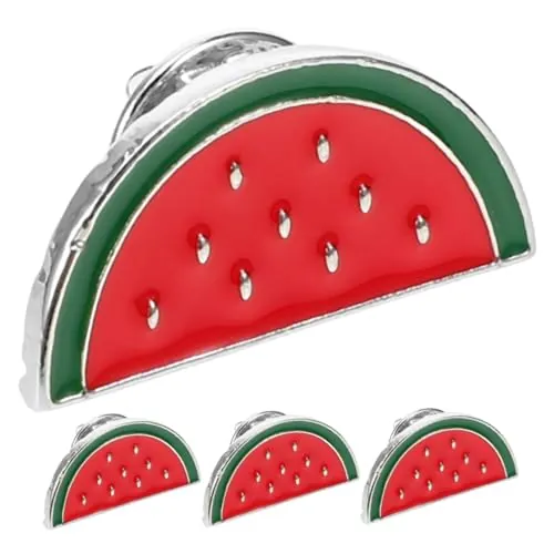 HORIALENCE 4piezas Broches Pequeños De Bisutería Joyas De Sandía Alfileres Mujer Para Ropa Accesorios Fiesta