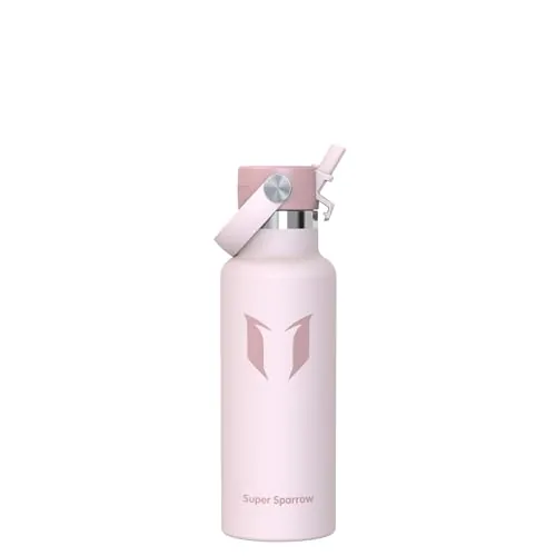 Sparrow Botella Agua Acero Inoxidable 500ml FlipFlow Botella Termica Niños