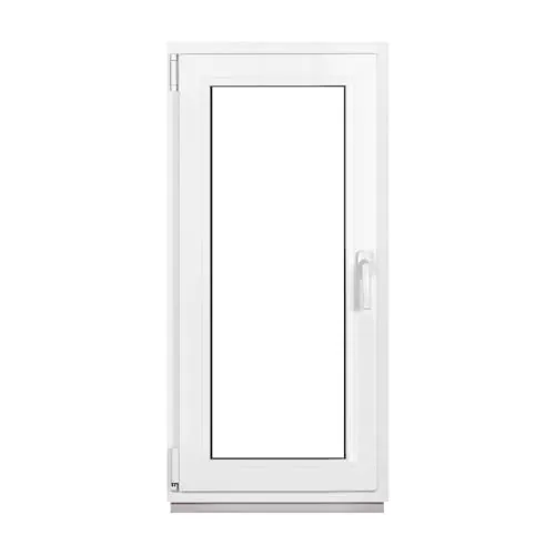 Framex Ventana de Sótano, de PVC, Blanca, 50 x 120 cm (500 x 1200 mm), Doble Acristalamiento, Cristal Transparente (32 mm), Oscilobatiente, DIN Izquierda - Premium
