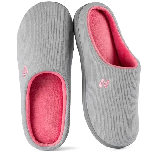 RockDove Zapatilla de dos tonos Mujer, 40/41 EU, Gris Y Rosa