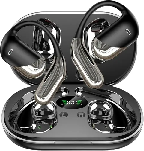 Paekole Auriculares Traductor en Tiempo Real con IA, Traductor Instantáneo de Voz 198 Idiomas, Auriculares Traductores Inalámbricos Abiertos 3 en 1, Bluetooth 6.1, 60H Batería para Reuniones y Viajes