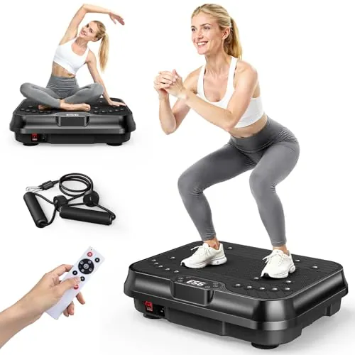 Plataforma Vibratoria Silenciosa 250 Niveles 9 Prog con Mando y Bandas