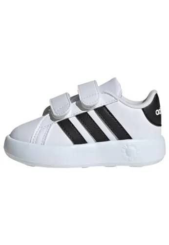 adidas Unisex bebé Grand Court 2.0 Shoes Kids, Cloud White/Core Black/Cloud White, 25 EU