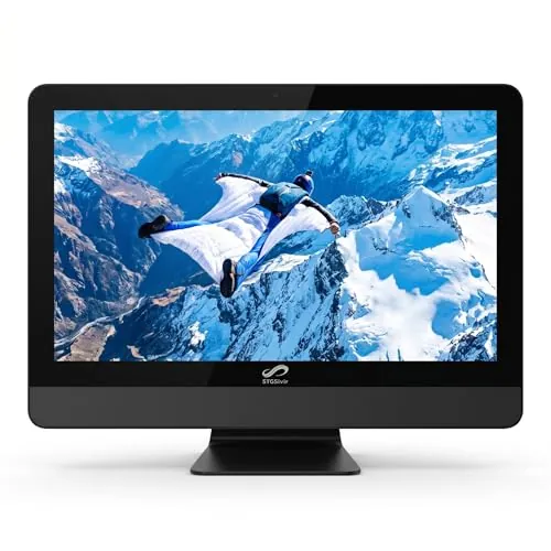 STGsivir All in One PC, Pantalla FHD 24", Core i7, 16G RAM, 1T SSD | Ordenador Todo en uno, WiFi, BT 5.0, Webcam, Windows 11 Pro, Negro, Ordenador de Sobremesa para Casa & Oficina
