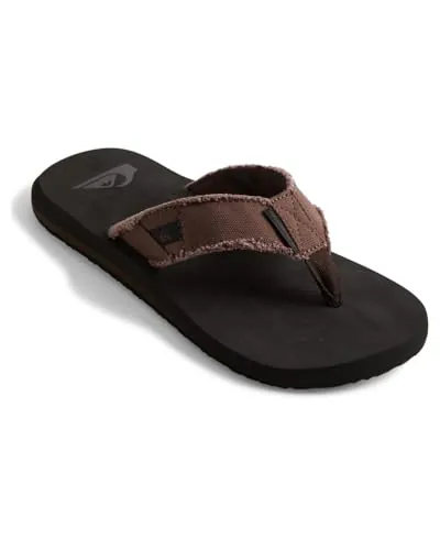 Quiksilver Monkey Abyss, Sandalia Hombre, Marrón (Brown), 42 EU