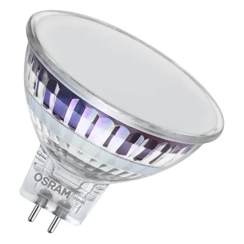 Reflector OSRAM LED Spot Star MR16 50°/120 5,3 W Retro GU5.3 | LED Star MR16 50 120°, LED Lamps, Claro, 50 mm dia, 15000 h, Paquete de 2