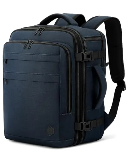 VANKEV Mochila Viaje Cabina Avion Extensible para Vueling Ryanair easyJet