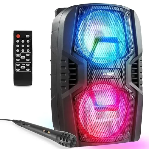 Fenton FT208LED Altavoz Party Bluetooth 2x8 500W