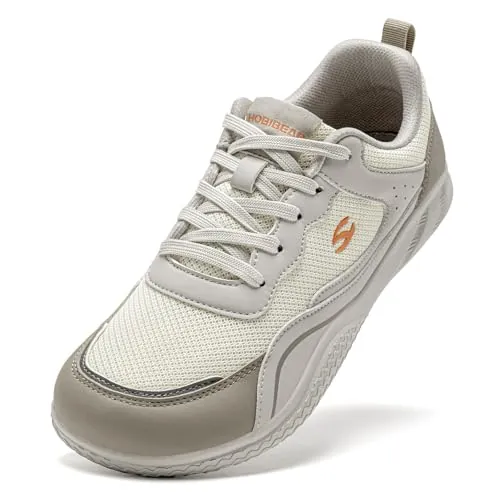 HOBIBEAR Zapatillas Barefoot Mujer, Puntera Ancha, Ligeras para Caminar