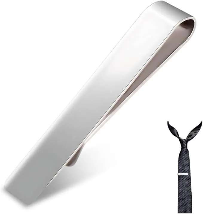 1 Unidad - Pasador de Corbata Clásico para Hombre, Elegante Accesorio para Traje, Ideal para Reuniones de Negocios, Bodas, Fiestas y Uso Diario