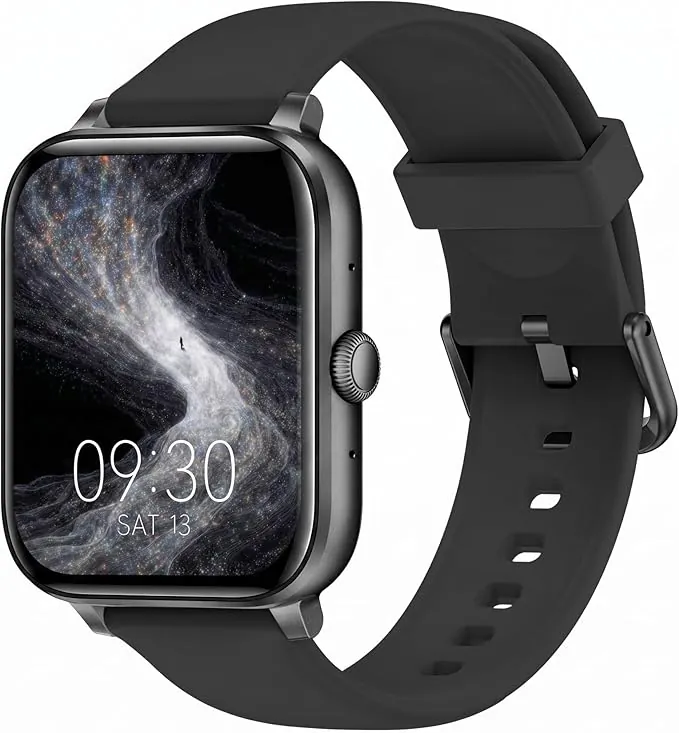 Reloj Inteligente Mujer Hombre, 1.85" Smartwatch con Llamadas Bluetooth, 140+ Modos Deportivos Smart Watch con SpO2/Pulsómetro/Monitor de Sueño/Podómetro, Impermeable IP68 Smart Watch Para Android iOS