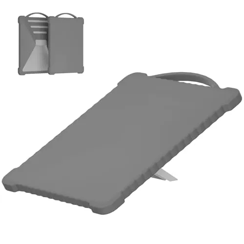 Mwin Funda Protectora Starlink Mini de Silicona Líquida con asa Cómoda, Cubierta Antiarañazos Portátil, Diseño con Bordes Ondulados para Accesorios Starlink Mini (Gris)