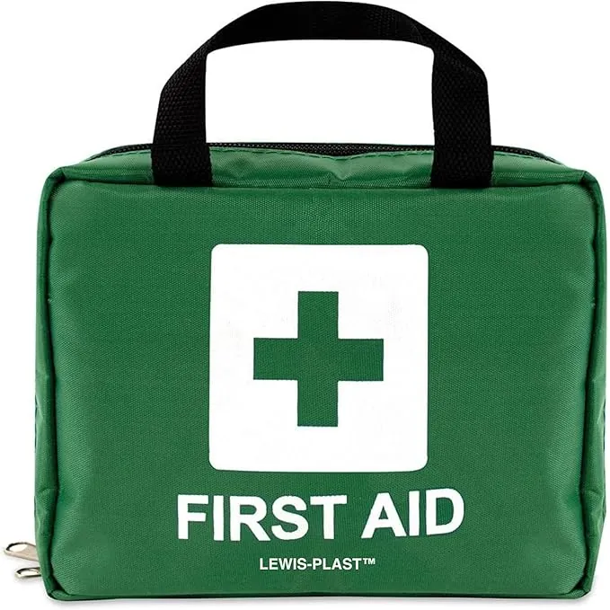 LEWIS-PLAST Kit de primeros auxilios de primeros auxilios de Lewis-Plast Saco de primeros auxilios kit que cumple con los estándares europeos