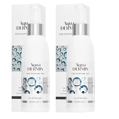 AquaDERMIS Tónico Facial HOCl Ácido Hipocloroso Sin Alcohol Pack 2×150 ml