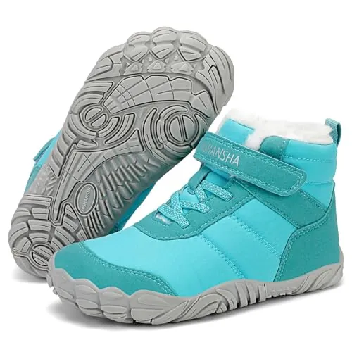 Mishansha Botas de Nieve Niños Calientes Forradas Azul Cielo 32EU