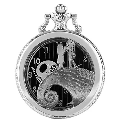 Reloj de bolsillo para hombre, reloj de bolsillo de cuarzo, collar y cadena, reloj analógico, regalo para hombres