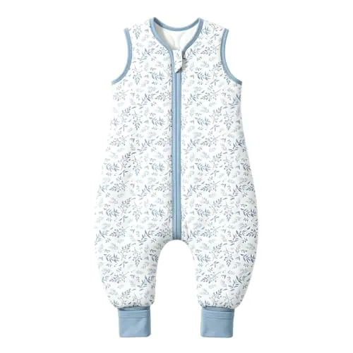 Mosebears Saco de Dormir para Bebé con Piernas 6-18 Meses 2,5 TOG Algodón Transpirable Varias Tallas