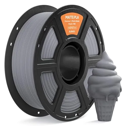 ELEGOO Filamento PLA MATE 1.75 1KG Gris Pizarra
