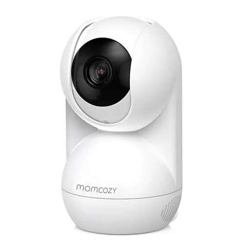 momcozy Camara Vigilancia Bebe para Monitor BM03 1080P Full HD, Camara Bebe con Audio Bidireccional, Zoom, Detacción de Llanto, Vigilabebes con Almacenamiento en Tarjeta SD (no Incluida)