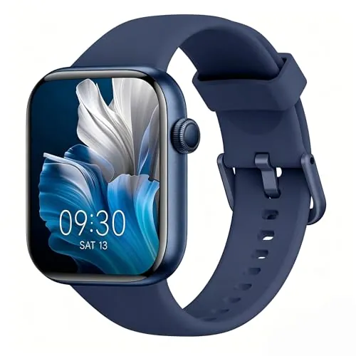 Reloj Inteligente Mujer Hombre, 1.85" Smartwatch con Llamadas Bluetooth, 140+ Modos Deportivos Smart Watch con SpO2/Pulsómetro/Monitor de Sueño/Podómetro, Impermeable IP68 Smart Watch Para Android iOS