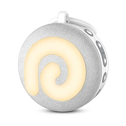 Dreamegg D11, Ruido Blanco Bebé con Luz, Máquina Ruido Blanco, Gris