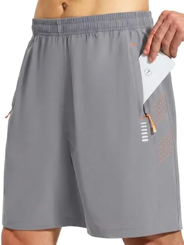 Cimic Pantalon Corto Hombre Running con Bolsillo Short Ropa Deporte