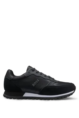 BOSS Hombres Parkour-L_Runn_NY_N Sneaker Negro 42 EU