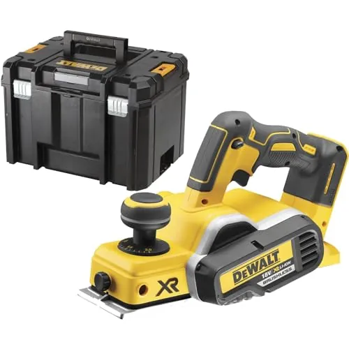DEWALT DCP580NT-XJ - Cepillo para madera XR 18V Brushless sin cargador/batería y con maletín TSTAK VI