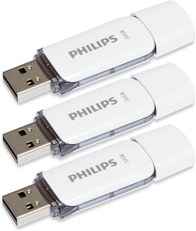 Philips Snow Edition, Memoria USB 2.0 (32 GB, 3 Unidades), Color Gris
