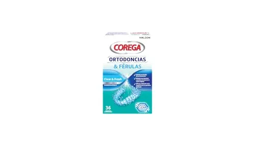 Corega Tabletas Limpiadoras Aparatos Dentales, Férula Y Ortodoncia