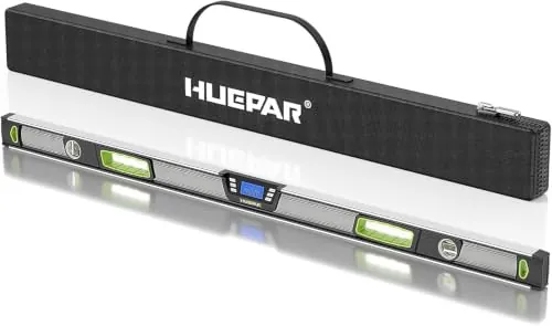 Huepar Nivel Digital 120 cm con Inclinómetro y Base Magnética,DL48