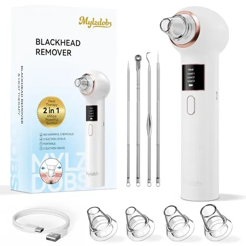 Succionador de puntos negros 5 Boquillas 3 Modos para limpieza facial
