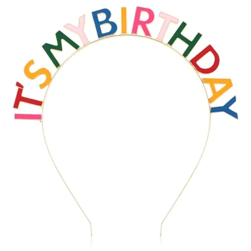 Giantree Corona de cumpleaños para niña, tocado de diamantes de imitación, accesorio para mujeres, celebraciones y fiestas