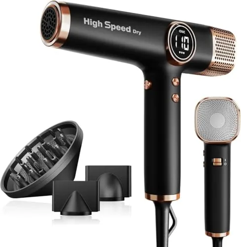 Secador pelo profesional con iones, Hair Dryer Iónico - Motor 110.000 RPM