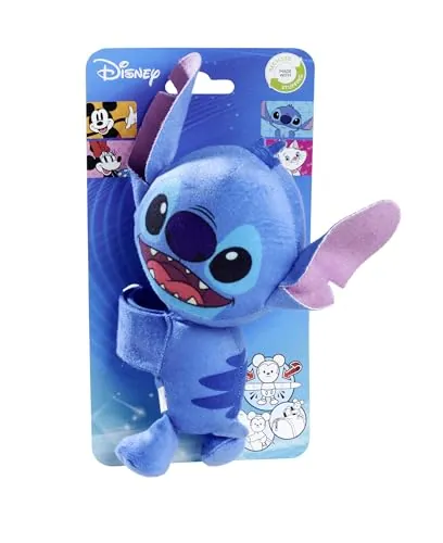 Disney Stitch - Pulsera de Peluche (17 cm, Apta para niños a Partir de los Primeros Meses de Vida)