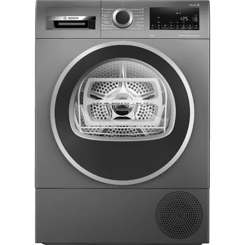 Bosch, Secadora con Bomba de Calor, Serie 6, 9 kg, Antracita, WQG245DRES
