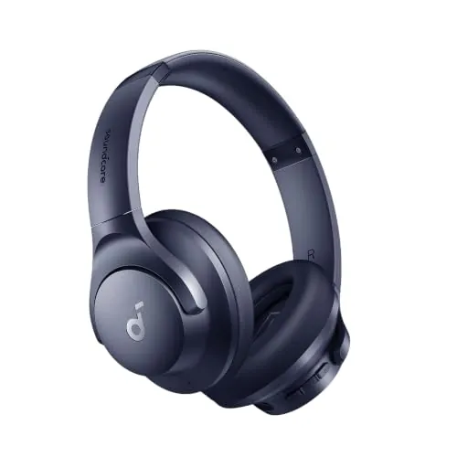 Soundcore Q20i de Anker Cascos Bluetooth con ANC Híbrida, Hi-Res, 40H | Personalización vía App, Modo Transparencia y Graves Profundos