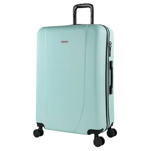 ITACA - Maletas Grandes De Viaje Rígidas Ligeras con 4 Doble Rueda 360° Maleta Grande 23 Kilos Alta Resistencia Maleta XL Duradera, Verde Menta