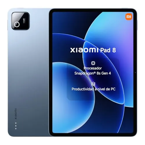 Xiaomi Pad 8 Tablette 11.2'' 8＋128 Go Snapdragon® 8s Gen 4 - Bleu