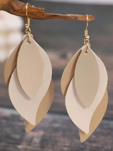 Diseños únicos de aretes bohemios, M, Latón, Sin piedra preciosa