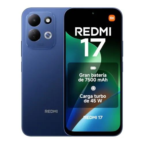 REDMI 17, 4+256GB, Azul Profundo, 7500mAh, Carga 45 W
