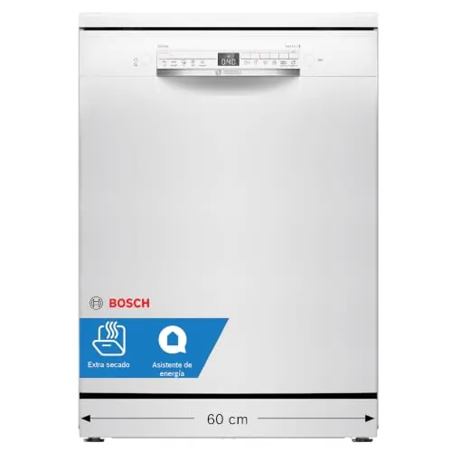 Bosch, Lavavajillas, Serie 2, 13 servicios, Silencioso, blanco, SMS2HTW06E