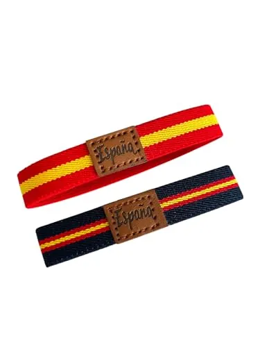 Genérico NETUZA - PACK 2 Pulseras Bandera España
