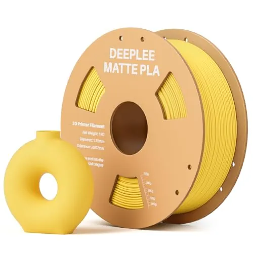 DEEPLEE PLA Mate 1.75 mm Amarillo Sol, Bobina 1 kg