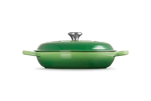 Le Creuset Cacerola baja de hierro fundido, 30 cm, 3, 5 L, Bamboo, 21180304082430