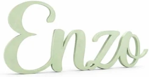 Nombre Decorativo Grande Personalizado | Tipo de Letra, Color y Tamaño a Elegir | Decoración Habitación Infantil y Eventos | Se Mantiene de Pie o para Colgar | Bautizos y Comuniones