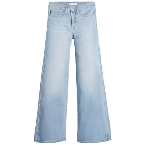 Levi's Vaqueros para Mujer 318 Shaping Wide Leg, Alto Cristal de Agua, 27W / 30L