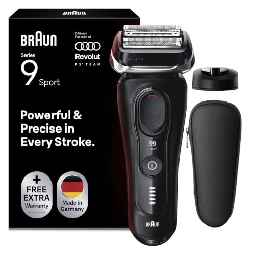 Braun Series 9 Sport Afeitadora Eléctrica Hombre, 9110si, Negro