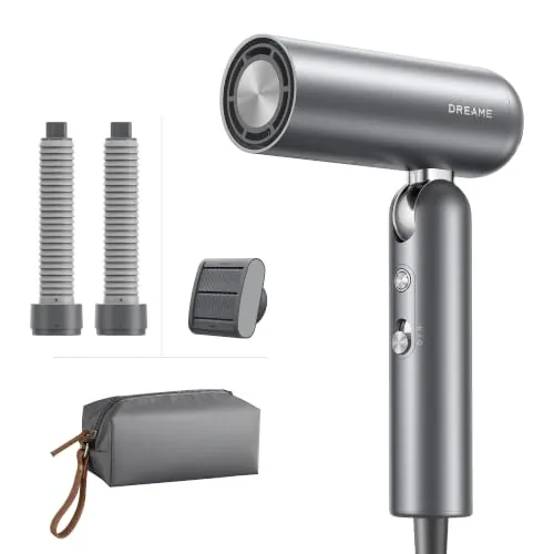 DREAME Pocket Neo 2 Grey, Secador de Pelo de Alta Velocidad