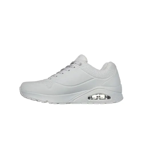 Skechers Uno Stand On Air, Zapatillas Hombre, Stone Grey Durabuck Mesh, 42 EU